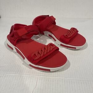 Fitflop Bold Red Braided Sandals